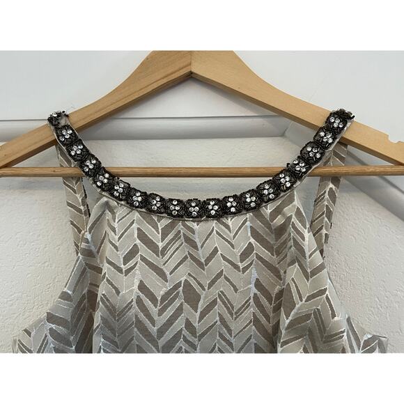 Trina Turk Embellished Shift Cocktail Dress Womens 0 Y2K Chic Event Gala Glam - Picture 7 of 16